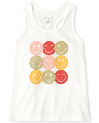 Girls Graphic Racerback Tank Top