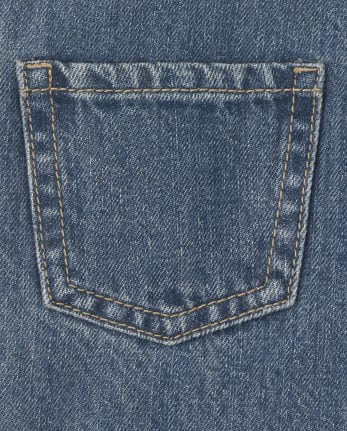 Baby And Toddler Boys Denim Shortalls