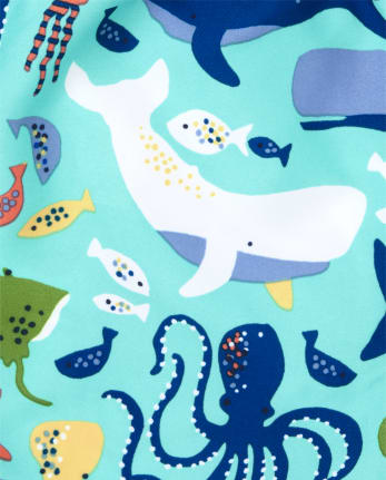 Maillot de bain graphique pour bébé et tout-petit garçon