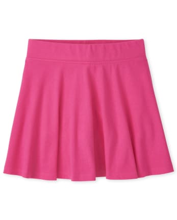 Girls Mix And Match Knit Skort | The Children's Place - NEON BERRY