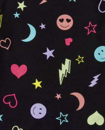 Lot de 5 t-shirts imprimés pour filles