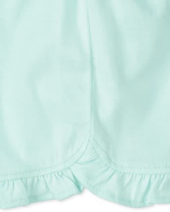 Lot de 4 shorts à volants pour bébé fille