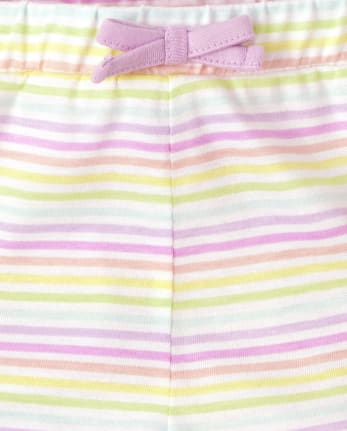 Lot de 4 shorts à volants pour bébé fille
