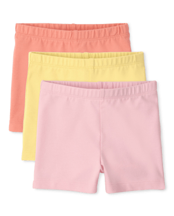 Toddler Girls Cartwheel Shorts -Pack