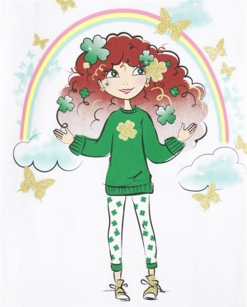 Girls St. Patrick's Day Girl Graphic Tee