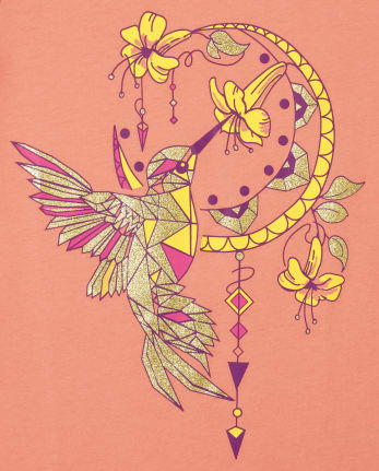 Girls Hummingbird Graphic Tee