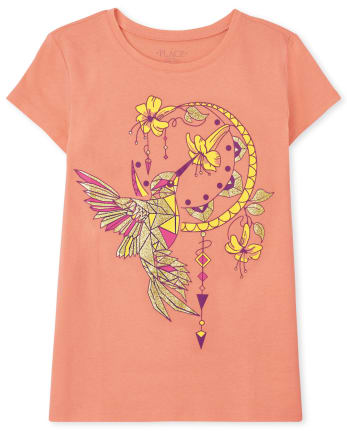 Girls Hummingbird Graphic Tee