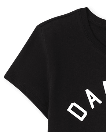 Camiseta con gráfico de la niña de papá de la familia a juego para niñas