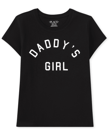 Girls Matching Family Daddy's Girl Graphic Tee