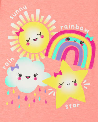 Toddler Girls Weather Graphic Tee