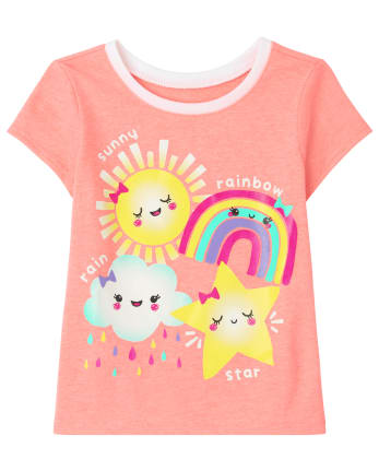 Toddler Girls Weather Graphic Tee