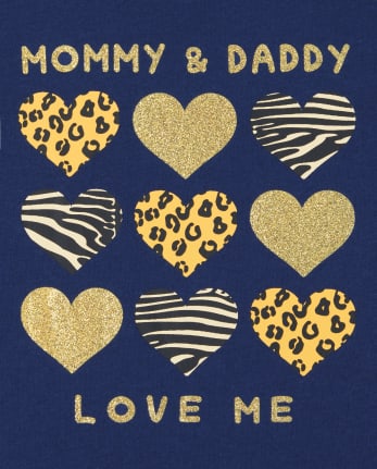 Baby And Toddler Girls Family Graphic Tee