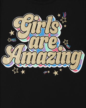 Camiseta con gráfico increíble para niñas