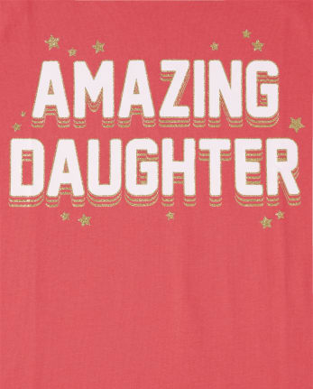 Girls Daughter Graphic Tee