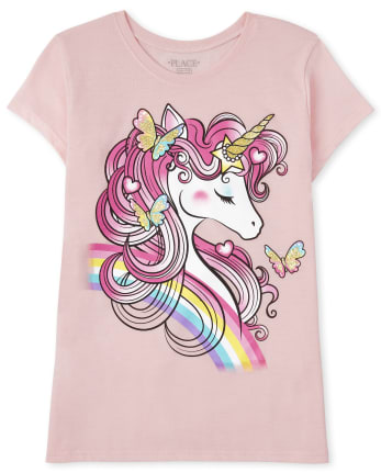 Childrens place unicorn shirt sales