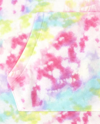 Girls Print Fleece Sweatshirt
