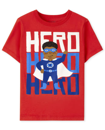 Baby And Toddler Boys Hero Graphic Tee