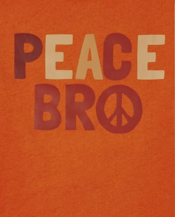 Boys Peace Bro Graphic Tee