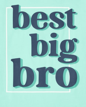 Boys Best Big Bro Graphic Tee