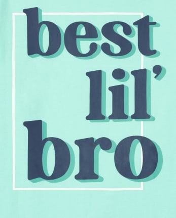 Boys Best Lil' Bro Graphic Tee