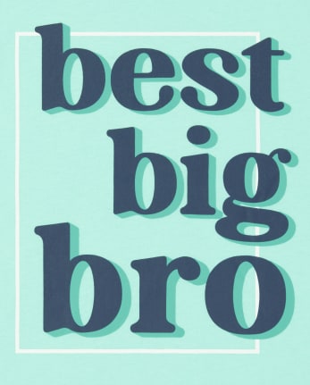 Camiseta gráfica Best Big Bro para bebés y niños pequeños