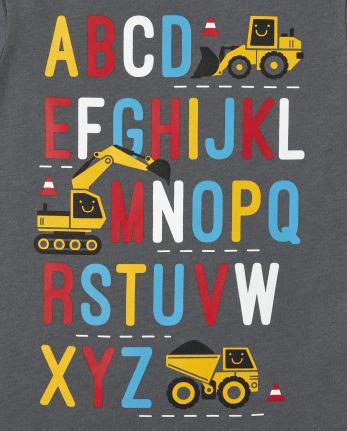 Toddler Boys Alphabet Graphic Tee