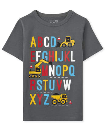 Toddler Boys Alphabet Graphic Tee