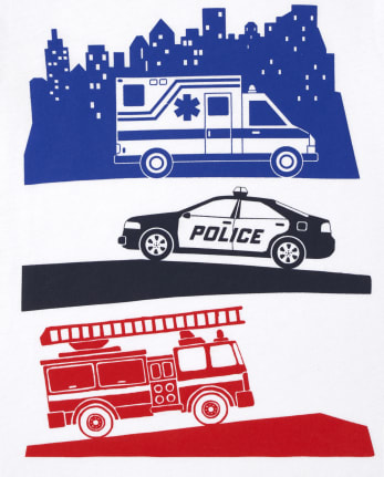 Baby And Toddler Boys Vehicle Graphic Tee