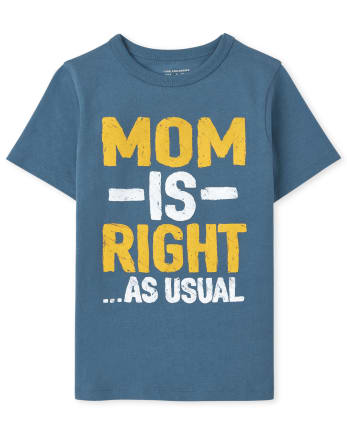 Baby And Toddler Boys Mom Graphic Tee