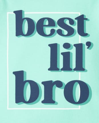 Baby Boys Best Lil' Bro Graphic Bodysuit