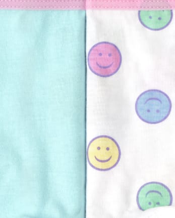 Pack de 7 pantalones cortos para niña con efecto tie-dye