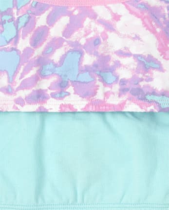 Bralette con efecto tie-dye para niñas, paquete de 5