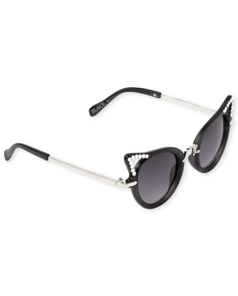 Girls Jeweled Cat Eye Sunglasses
