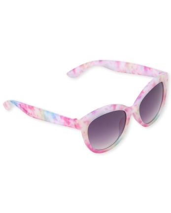 Girls Rainbow Tie Dye Sunglasses