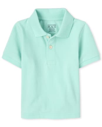 The Childrens Place Boys Toddler Short Sleeve Graphic Polo