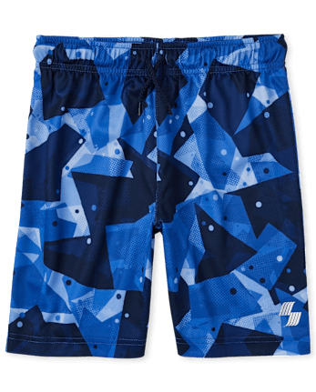 Short de basketball performant en maille camouflage pour garçon