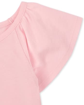 Haut noué sur le devant pour fille