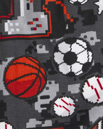 Boys Video Game Snug Fit Cotton Pajamas