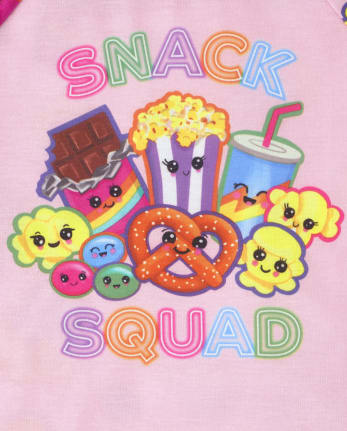 Girls Snacks Pajamas