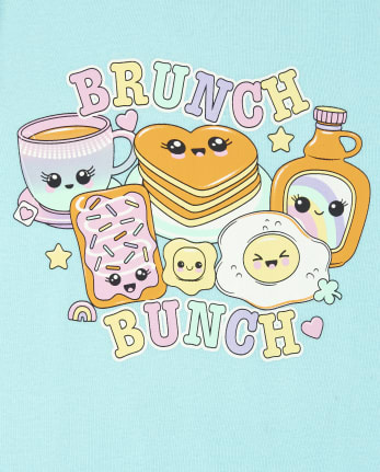 Girls Brunch Snug Fit Cotton Pajamas