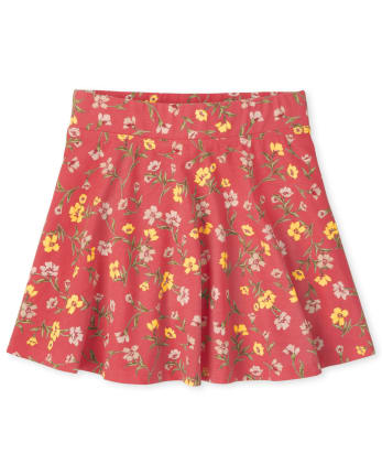 Girls Print Skort
