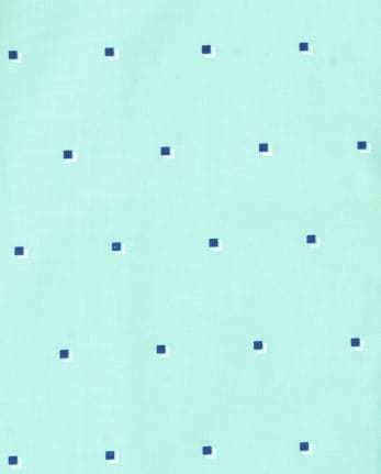 Boys Square Poplin Button Up Shirt