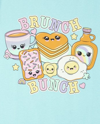 Girls Brunch Snug Fit Cotton Pajamas