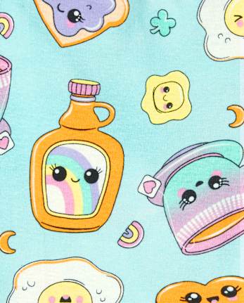 Girls Brunch Snug Fit Cotton Pajamas