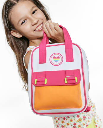 Girls Colorblock Mini Backpack The Children s Place MULTI CLR