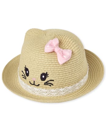 Sombrero de paja de gato para bebé | The Children's Place -