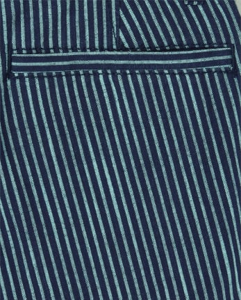 Boys Striped Chino Shorts