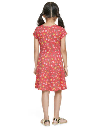 Girls Print Everyday Dress