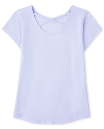 Girls Graphic Cross Back Top