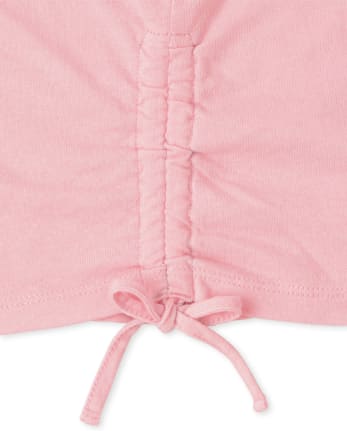 Top con lazo lateral para niñas